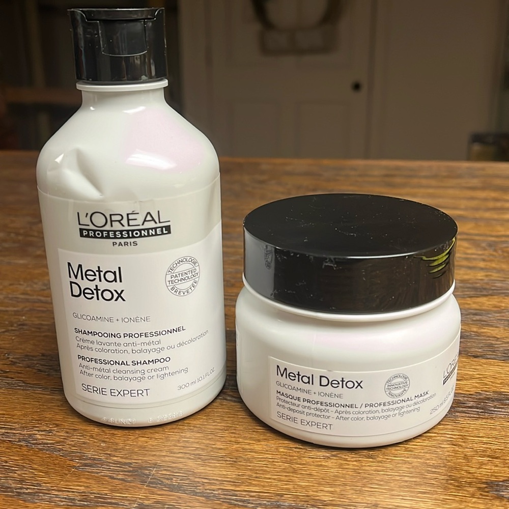 L’ORÉAL Professional Metal Detox shampoo & conditioner - brand new!